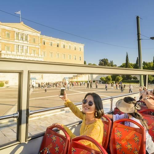 Athènes : visite en bus Hop-on Hop-off